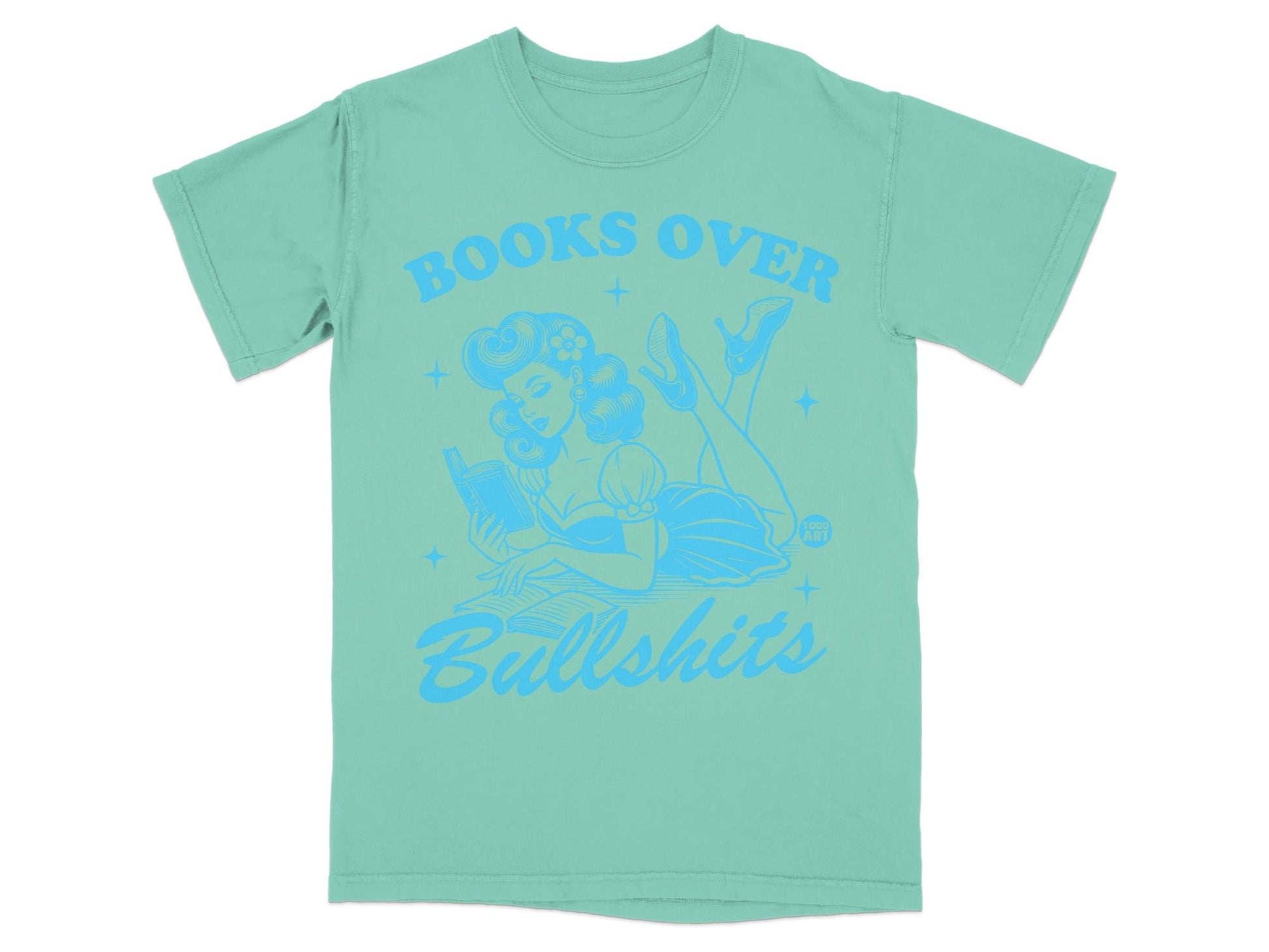 Books Over Bullshits Graphic T-Shirt