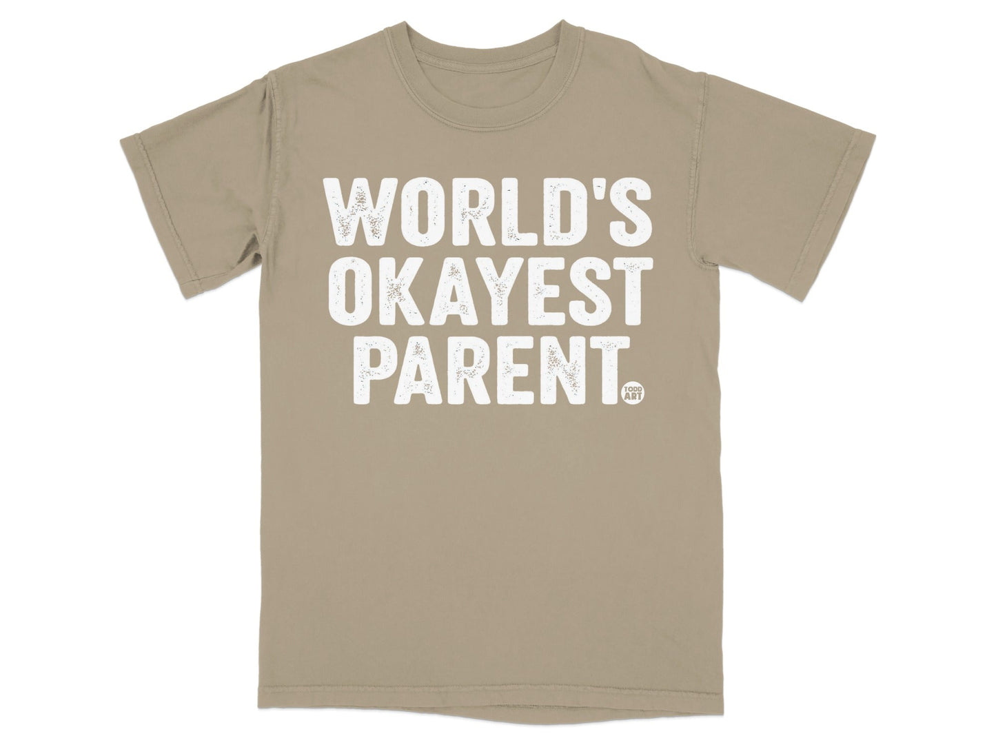 World's Okayest Parent Graphic T-Shirt Cotton Tee