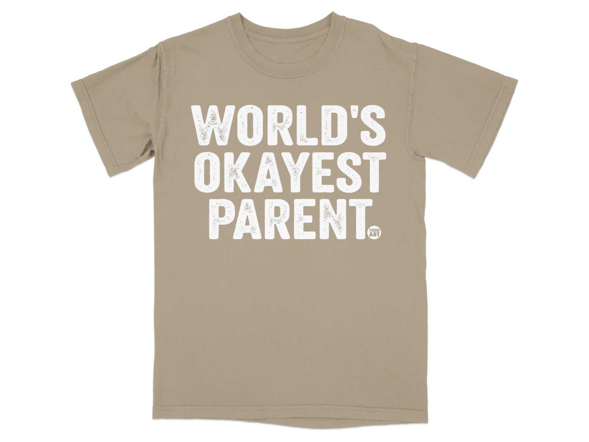 World's Okayest Parent Graphic T-Shirt Cotton Tee