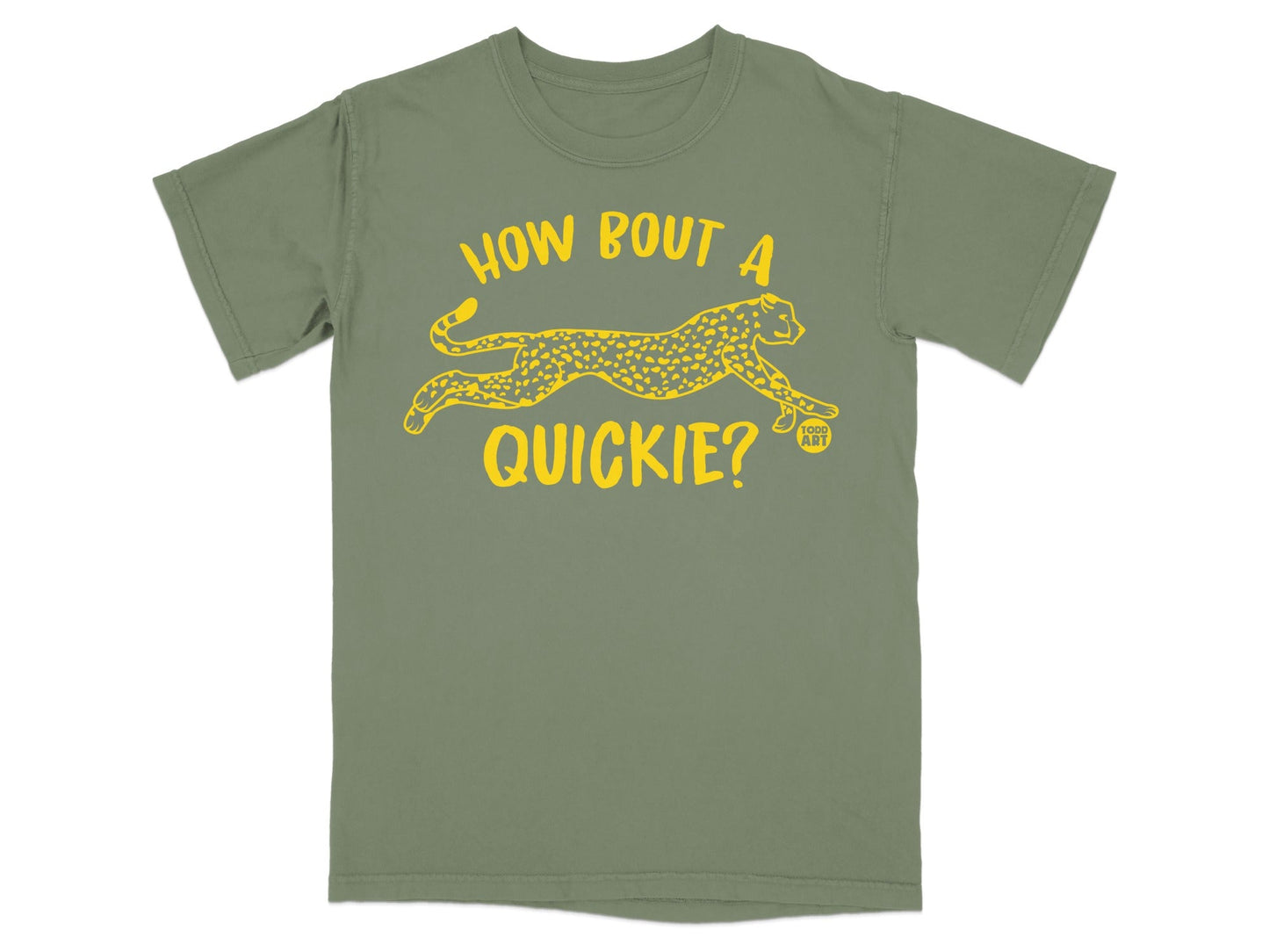 How Bout a Quickie Leopard Graphic T-Shirt Product