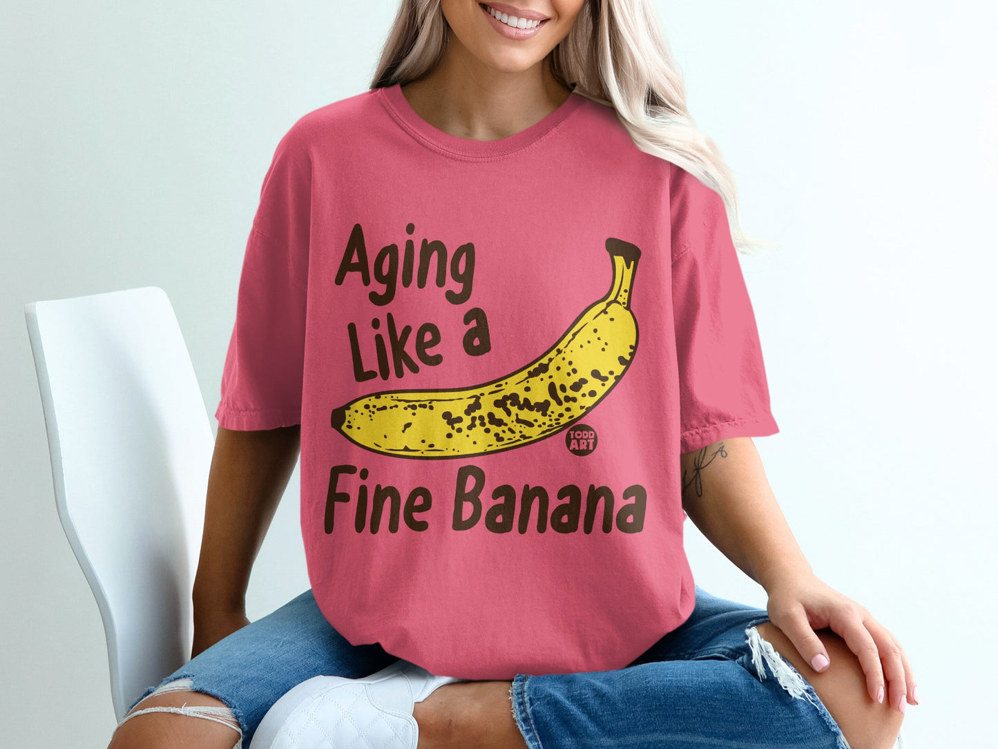 Aging Like a Fine Banana Graphic Print product type