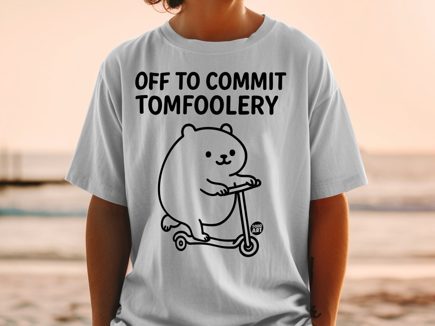 Off To Commit Tomfoolery Graphic T-Shirt