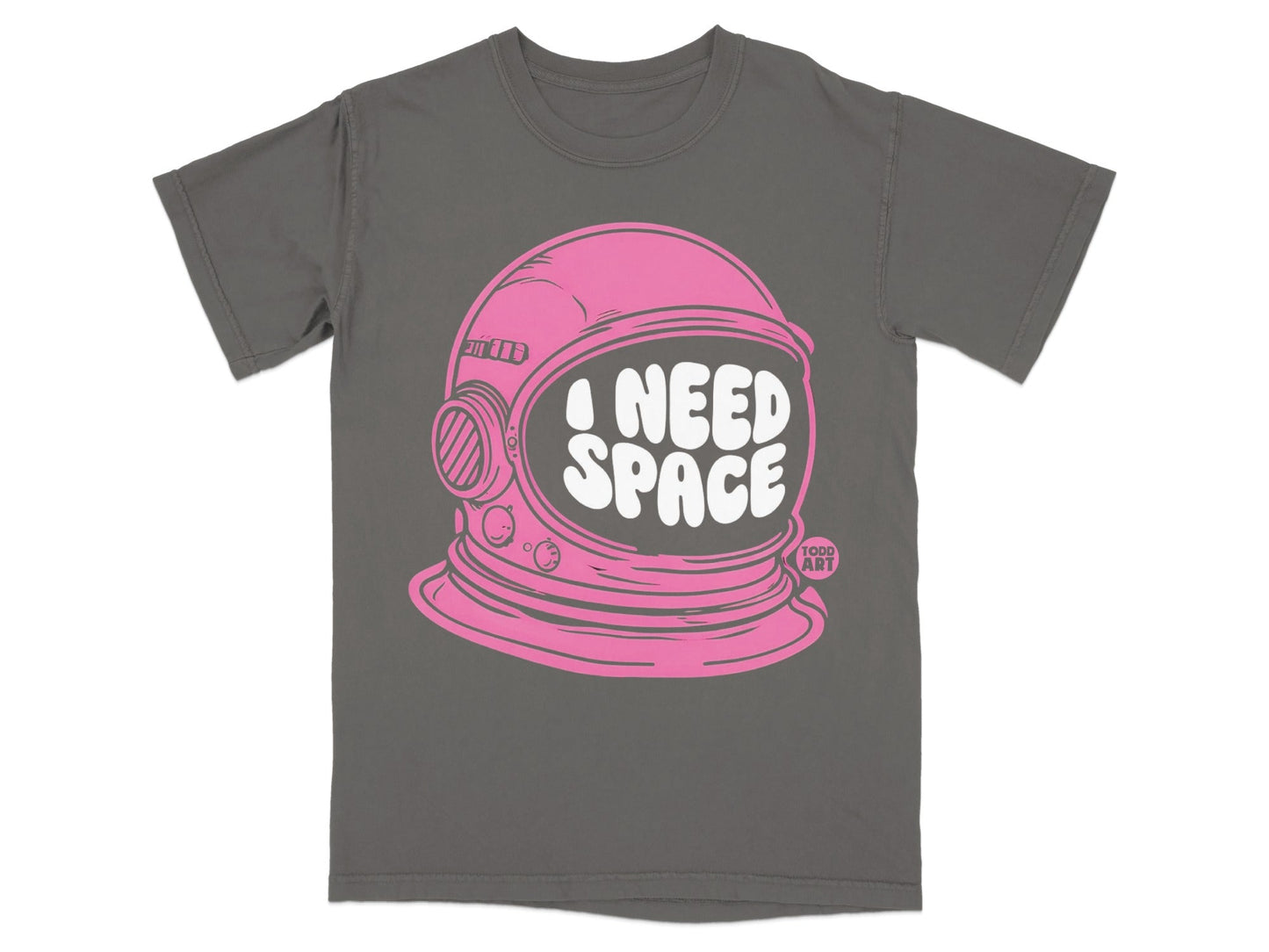 I Need Space Retro Astronaut Design Graphic T-Shirt