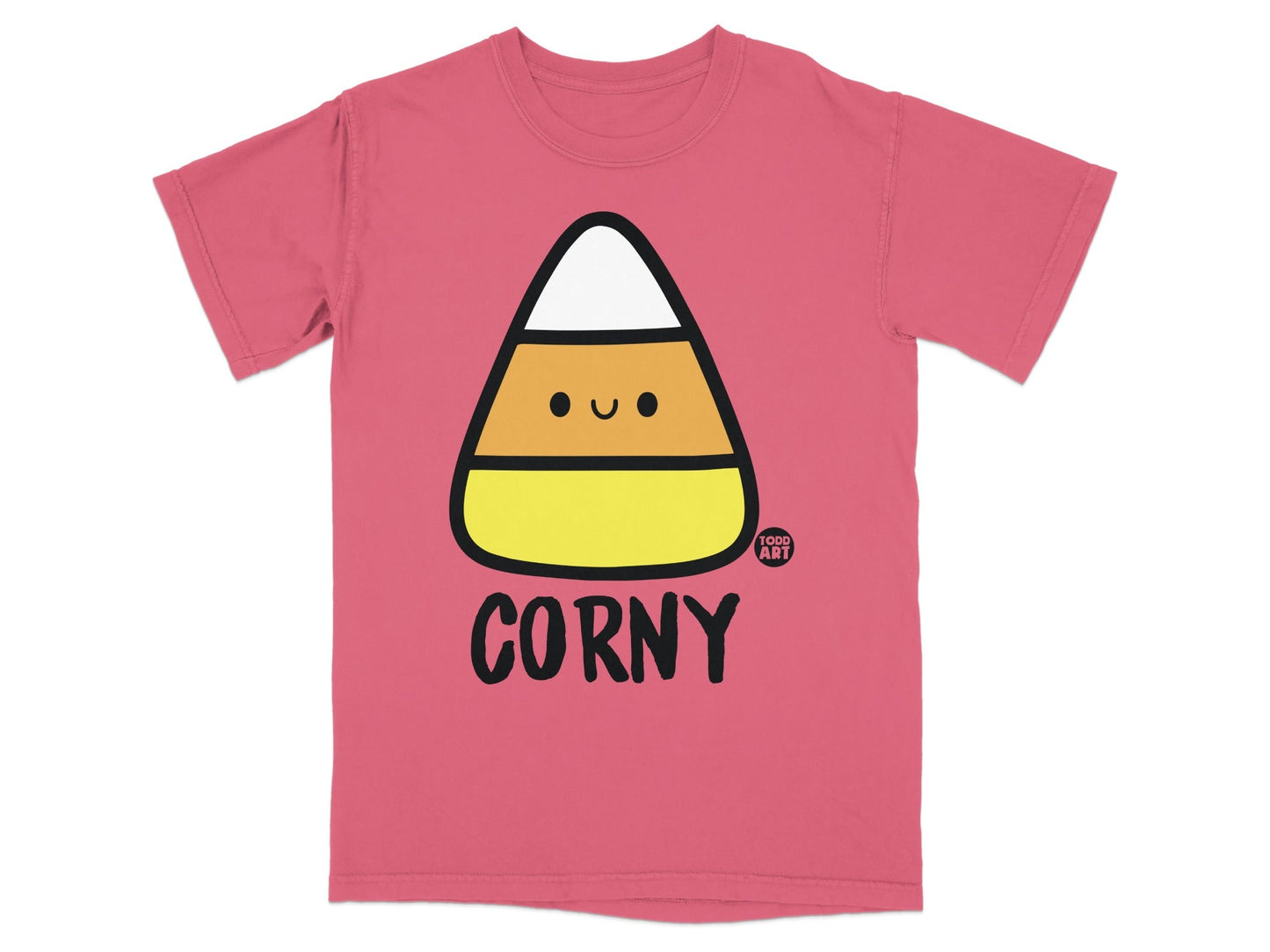 Corny Candy Cute Face T-Shirt with Fun Design