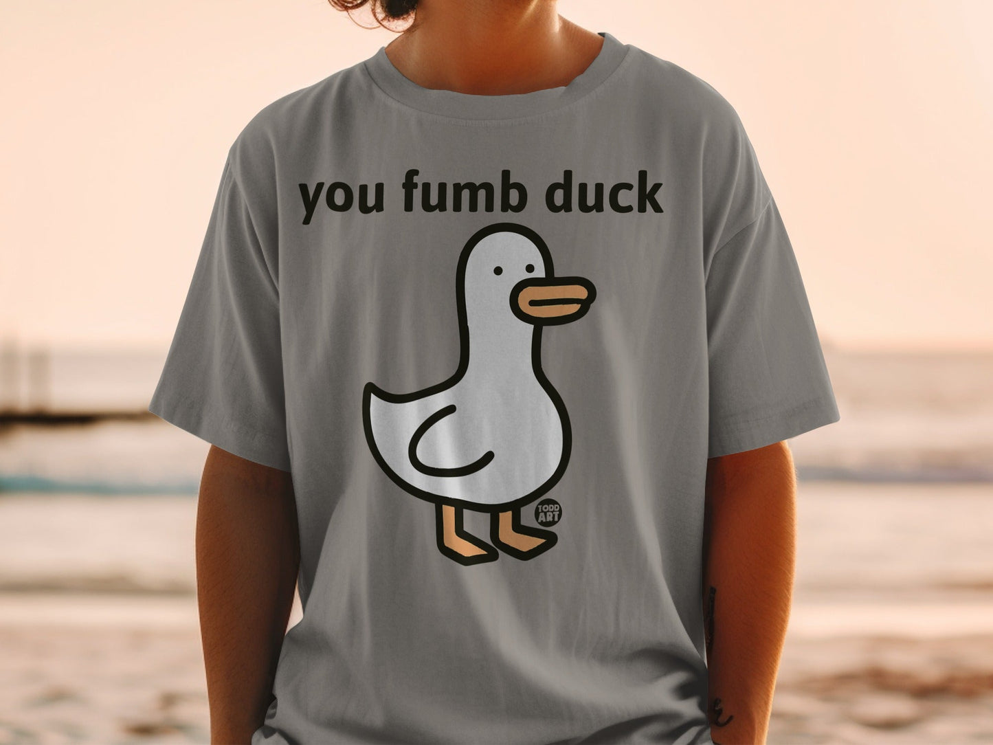 You Fumb Duck Funny Cartoon Duck T-Shirt for All Ages
