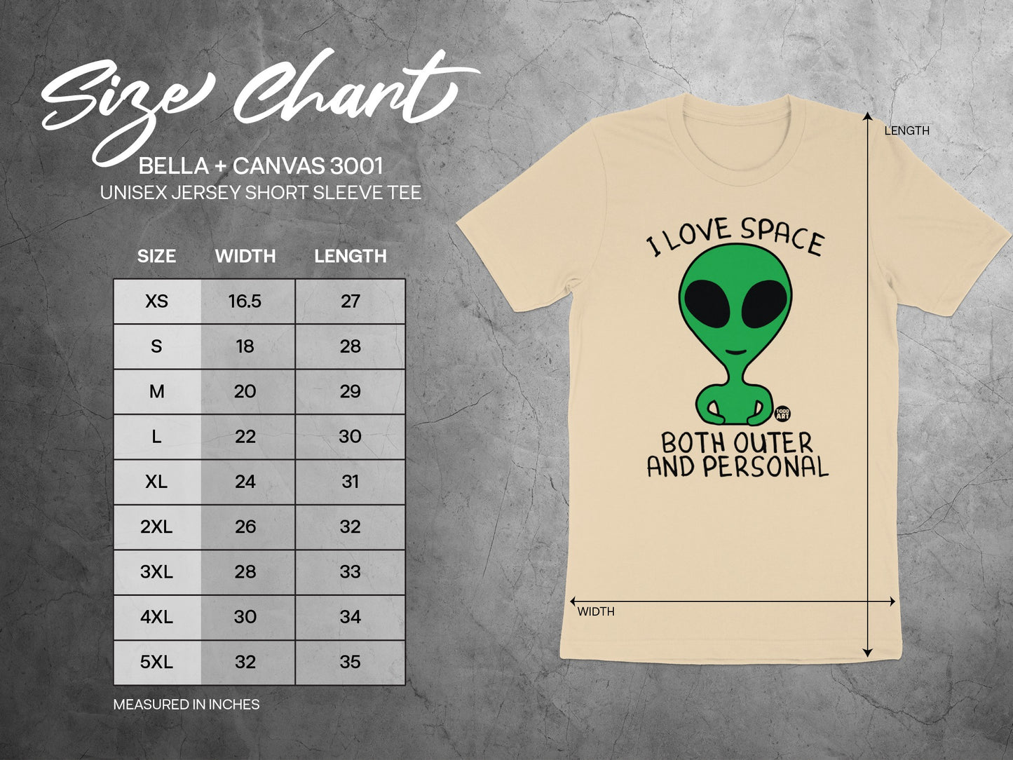I Love Space Both Outer and Personal Short Sleeve Tee
