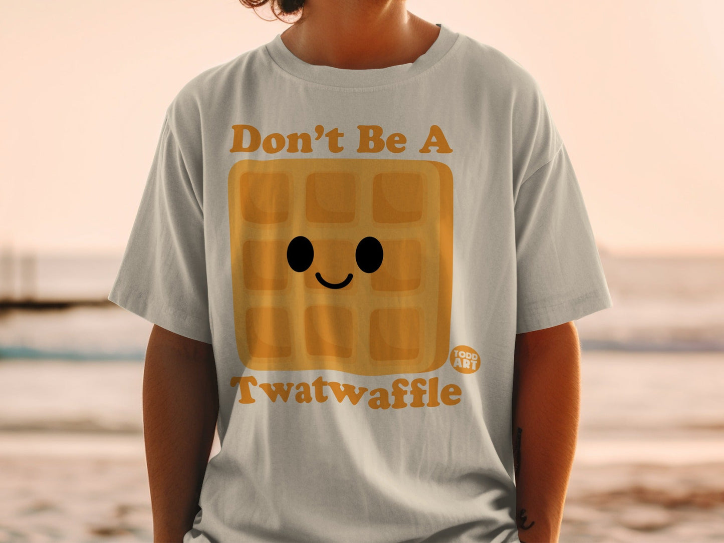 Don't Be A Twatwaffle Funny Graphic Tee Shirt