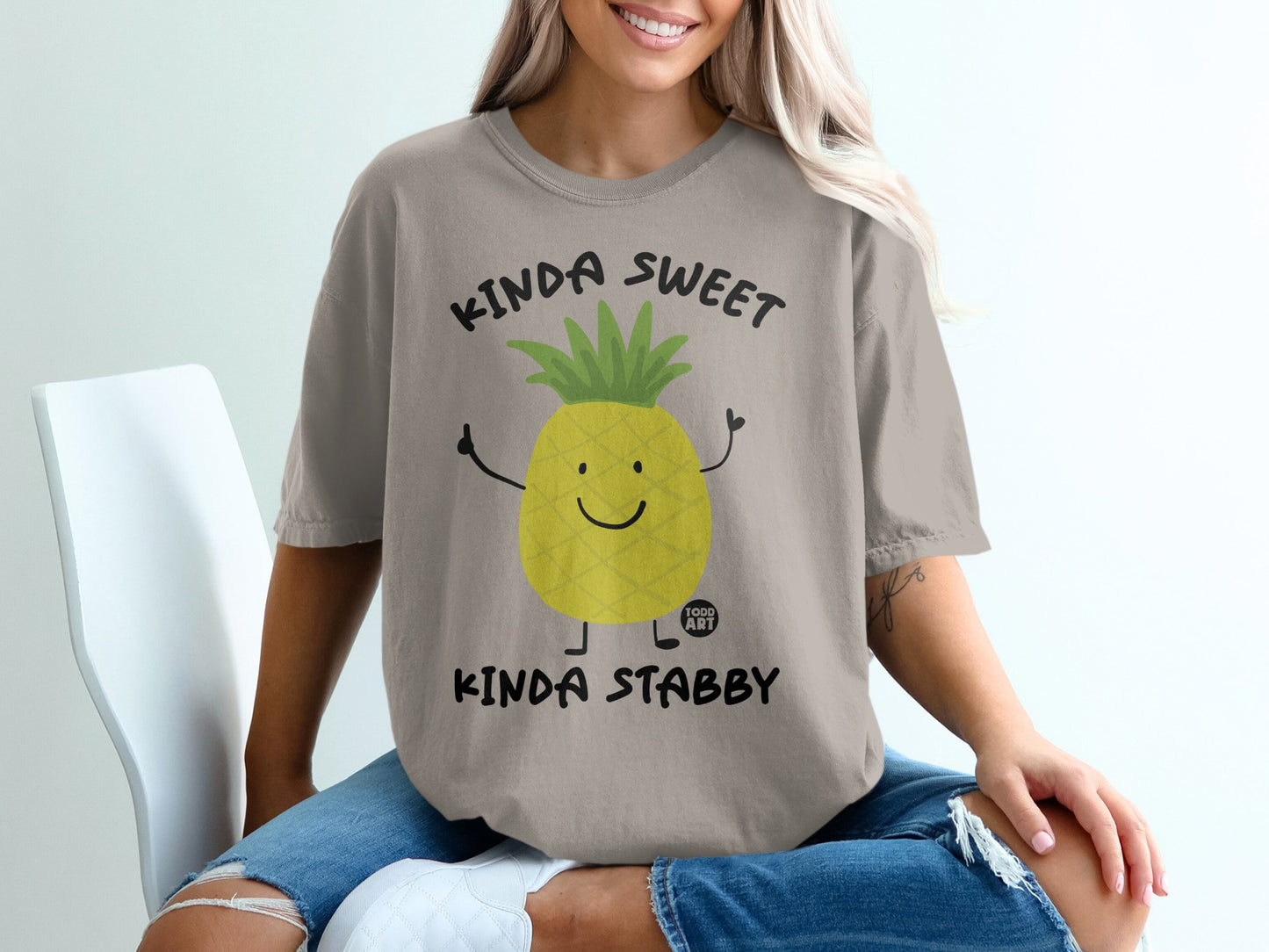 Kinda Sweet Kinda Stabby Todd Art Pineapple product type