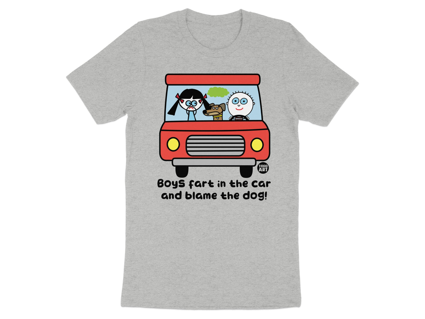 Boys Fart in the Car and Blame the Dog Product
