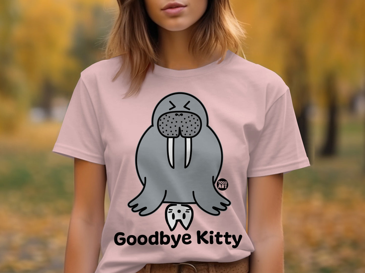 Goodbye Kitty Parody Graphic Tee for Fun Casual Style