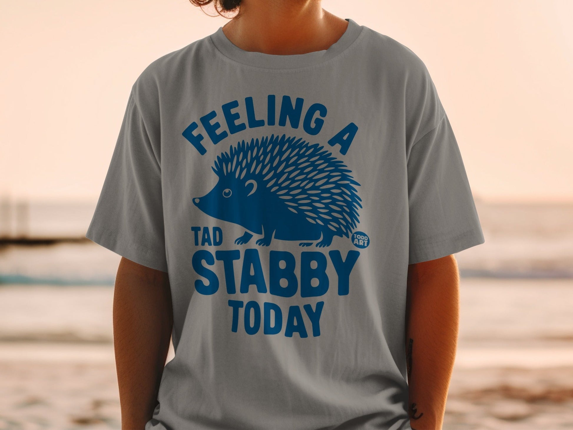 Feeling A Tad Stabby Today Hedgehog Shirt