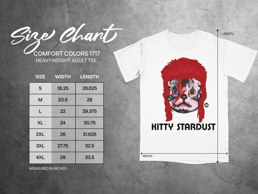 Kitty Stardust Heavyweight Adult Tee
