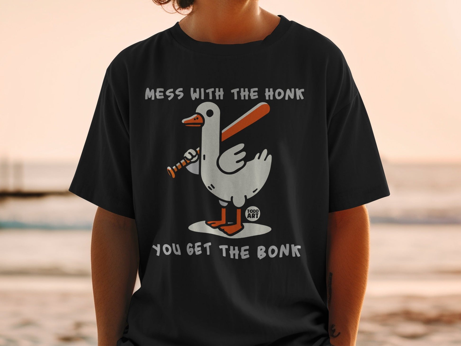 Mess With The Honk You Get The Bonk Graphic Shirt