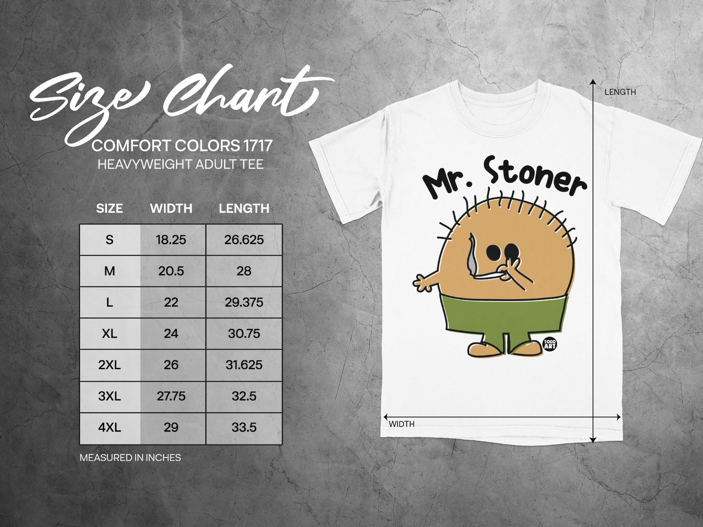Mr. Stoner Comfort Colors 1717 Heavyweight Adult Tee