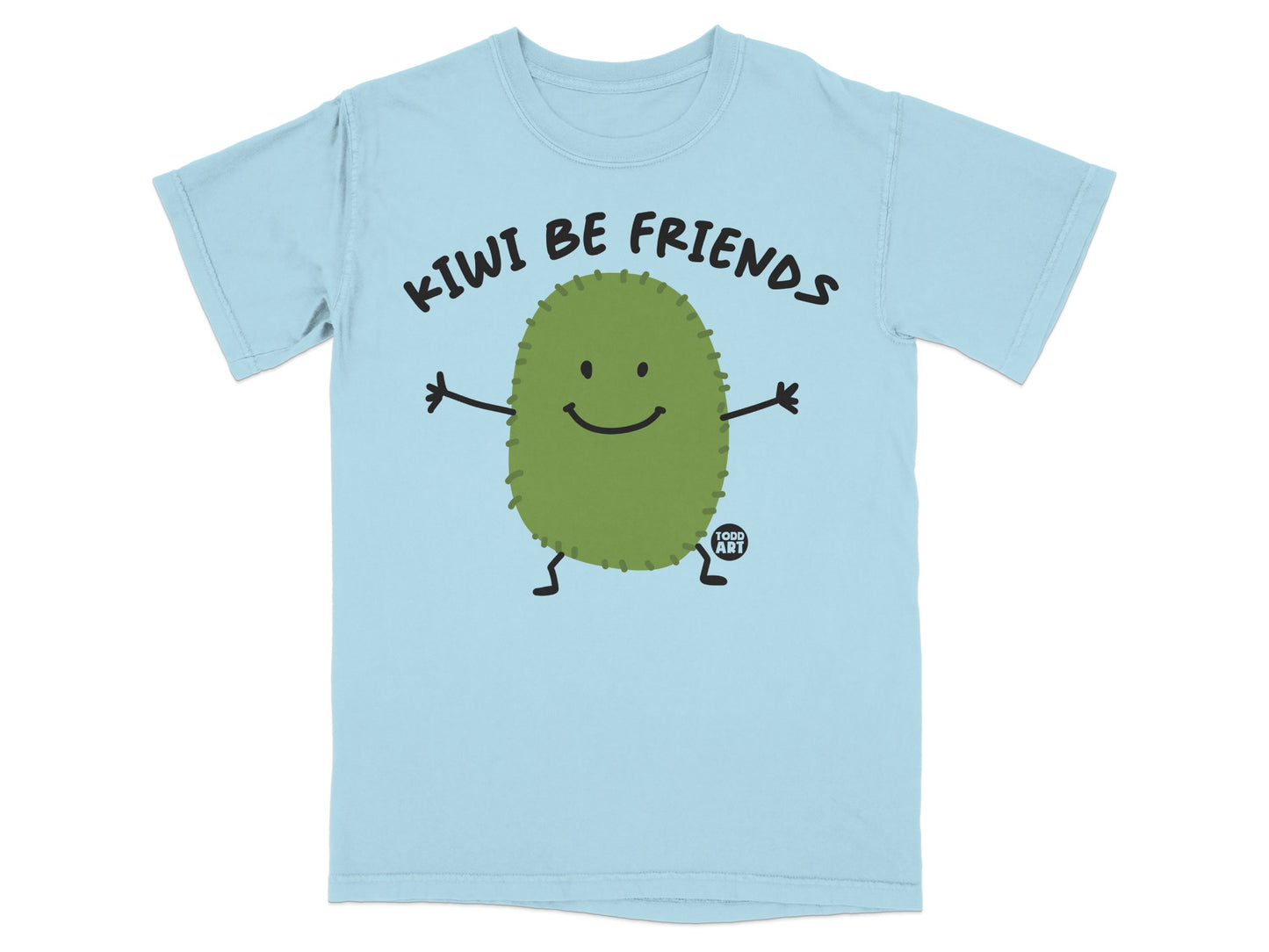 KIWI BE FRIENDS Green Kiwi Smiling Light Blue product type