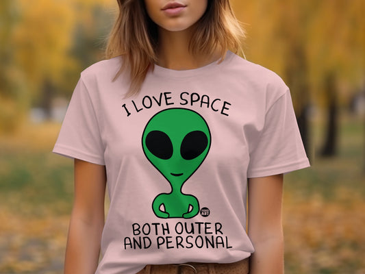 I Love Space Both Outer And Personal T-shirt