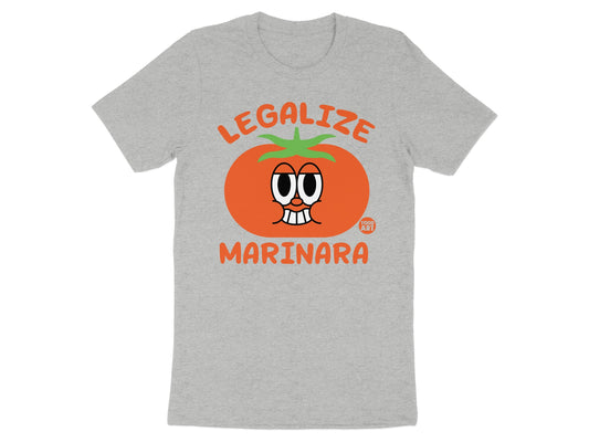 Legalize Marinara Funny Tomato Graphic T-Shirt