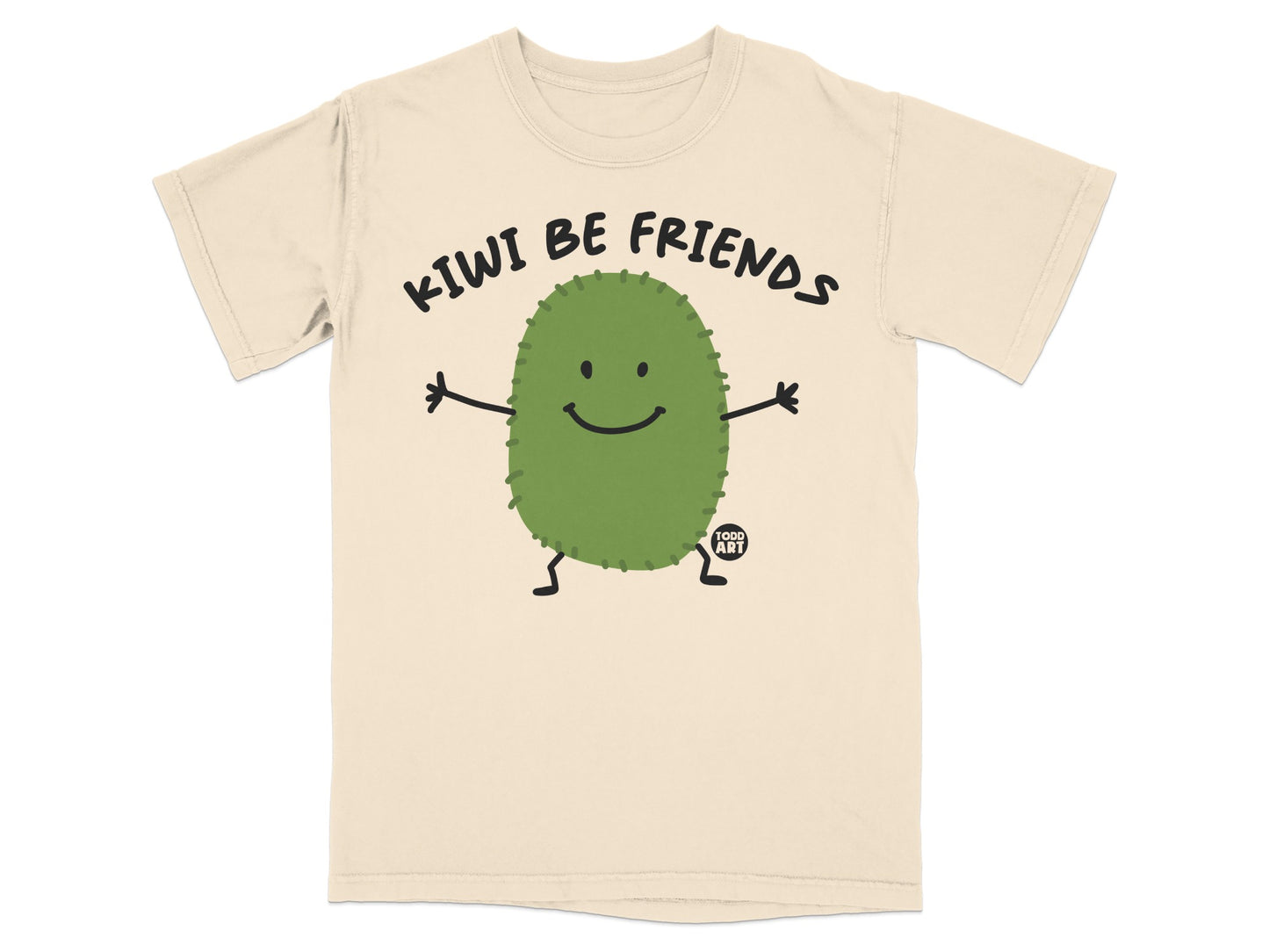 KIWI BE FRIENDS Smiling Kiwi Design T-Shirt product type
