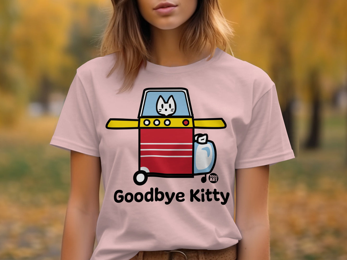 Goodbye Kitty T-Shirt Cute Graphic Tee for Cat Lovers