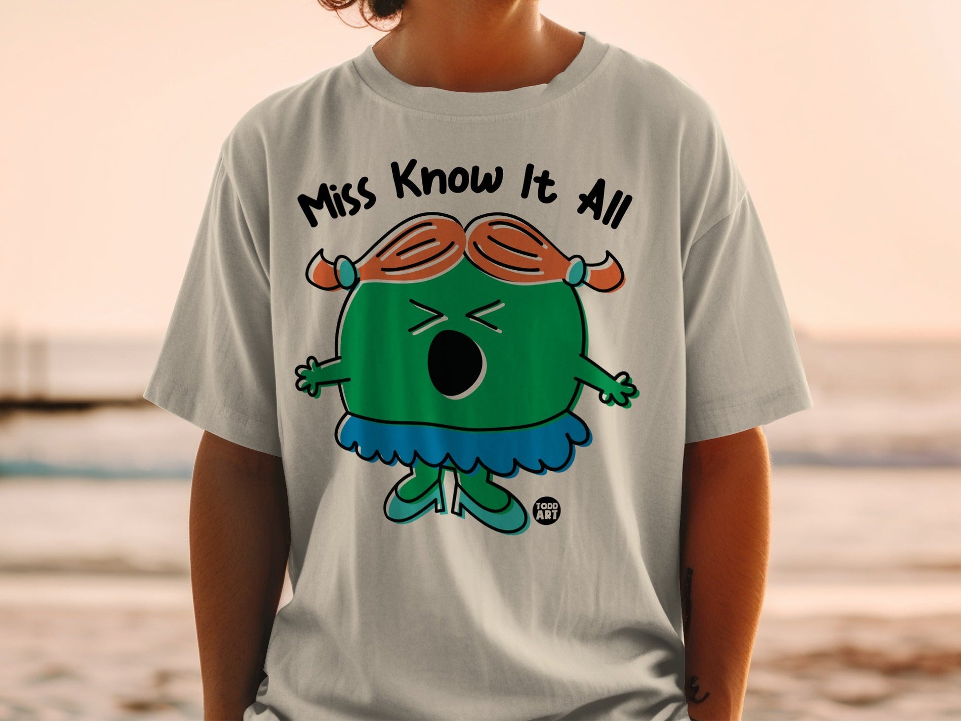 Miss Know It All Graphic Printed T-Shirt