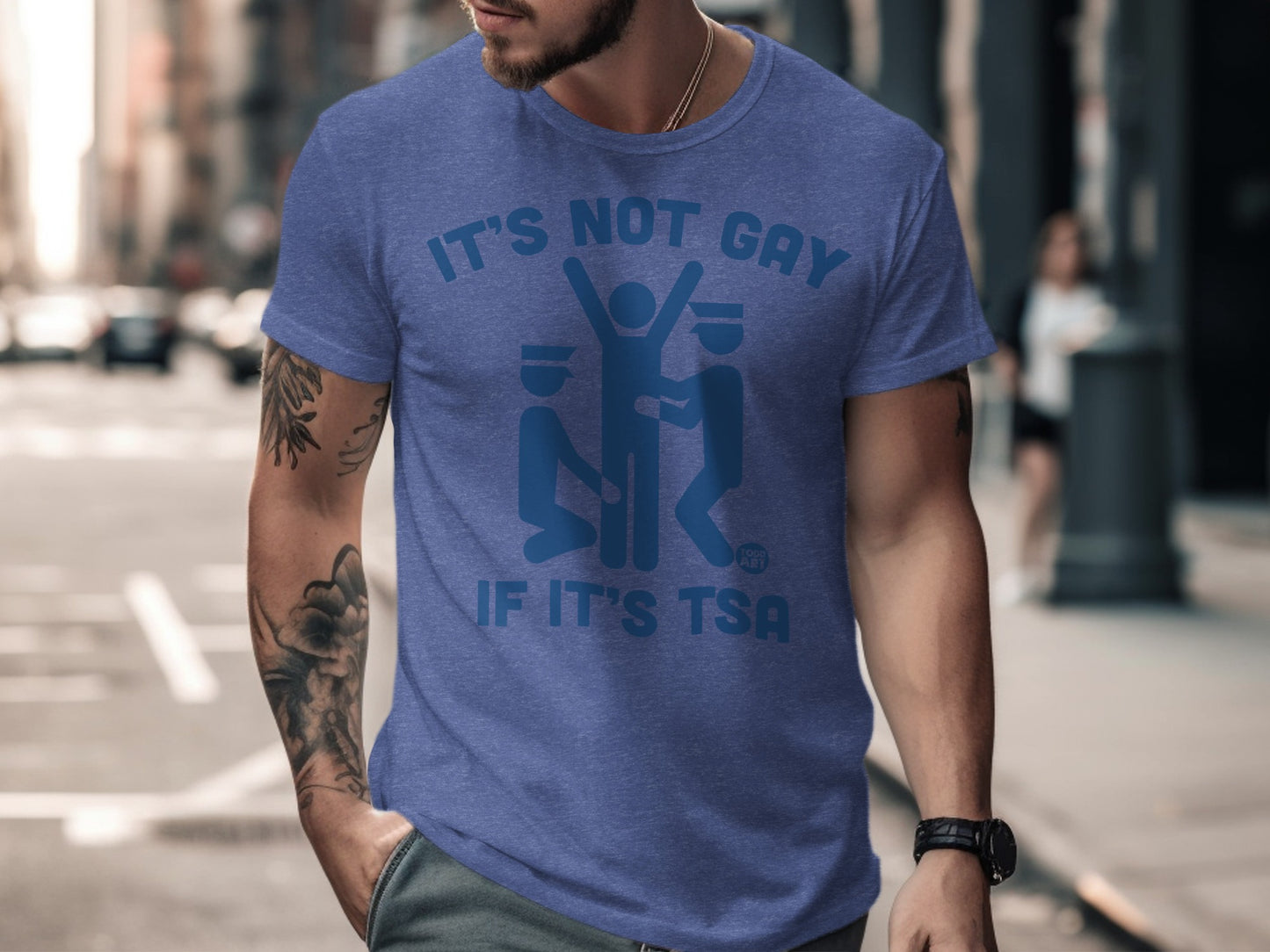 It's Not Gay If It's TSA Graphic T-Shirt