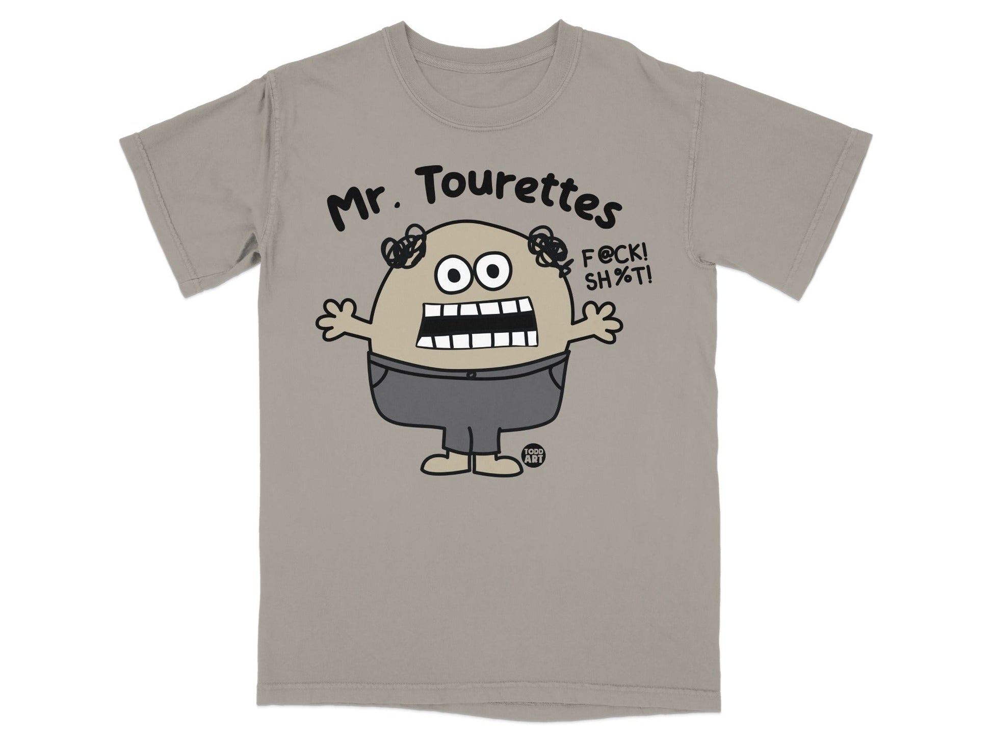 Mr. Tourettes Graphic Tee F@CK! SH%T! Funny T-shirt