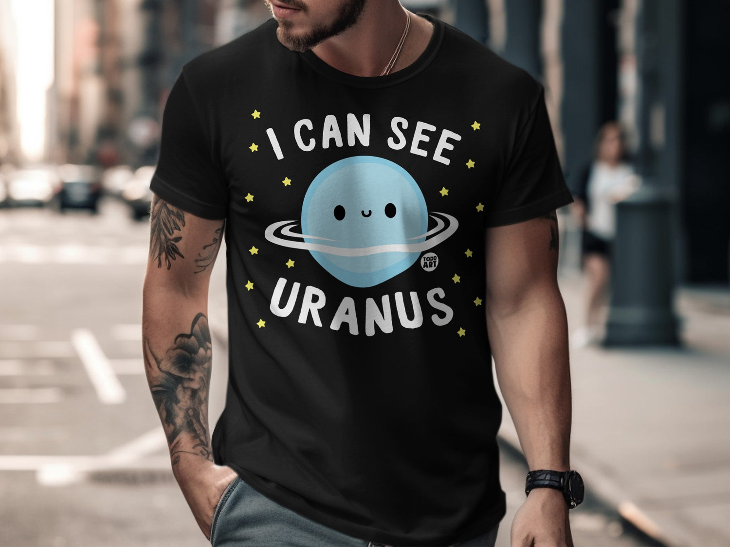 I Can See Uranus Funny Graphic T-Shirt product