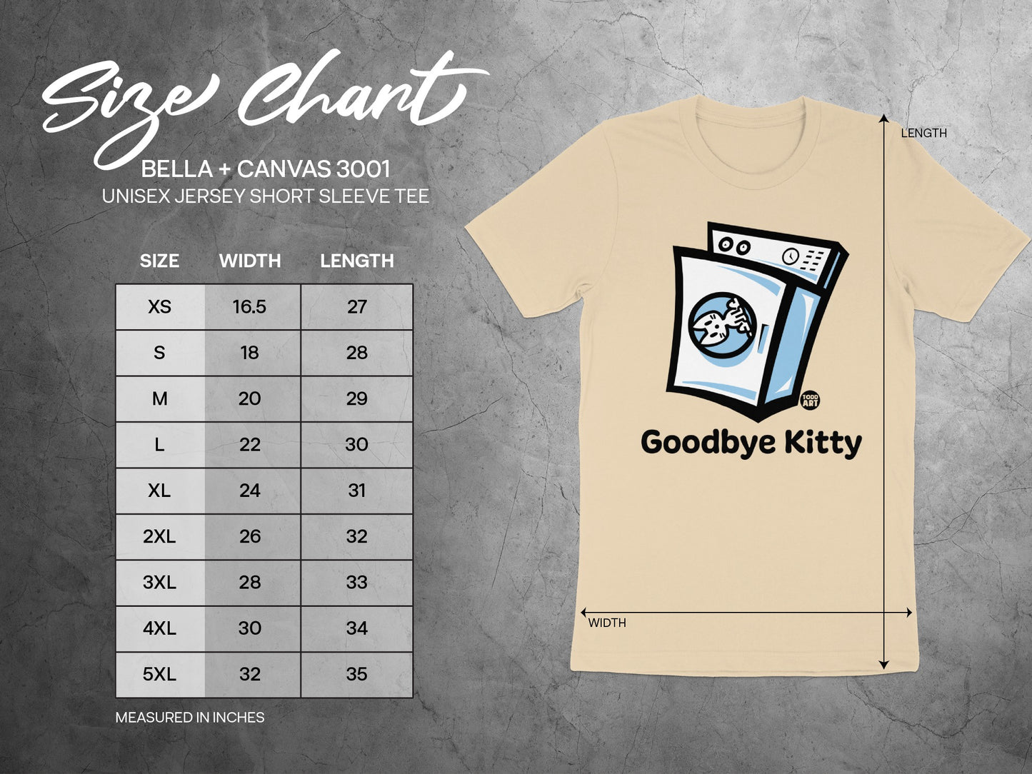 Goodbye Kitty Unisex Jersey Short Sleeve Tee