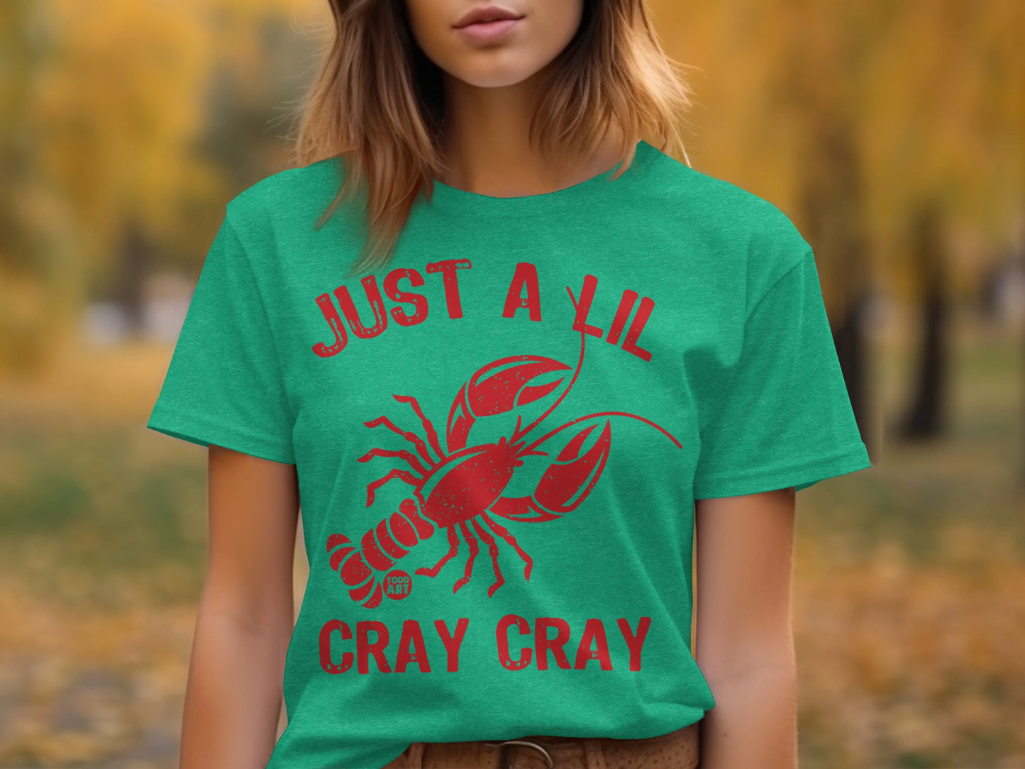 Just a Lil Cray Cray Lobster Graphic Tee