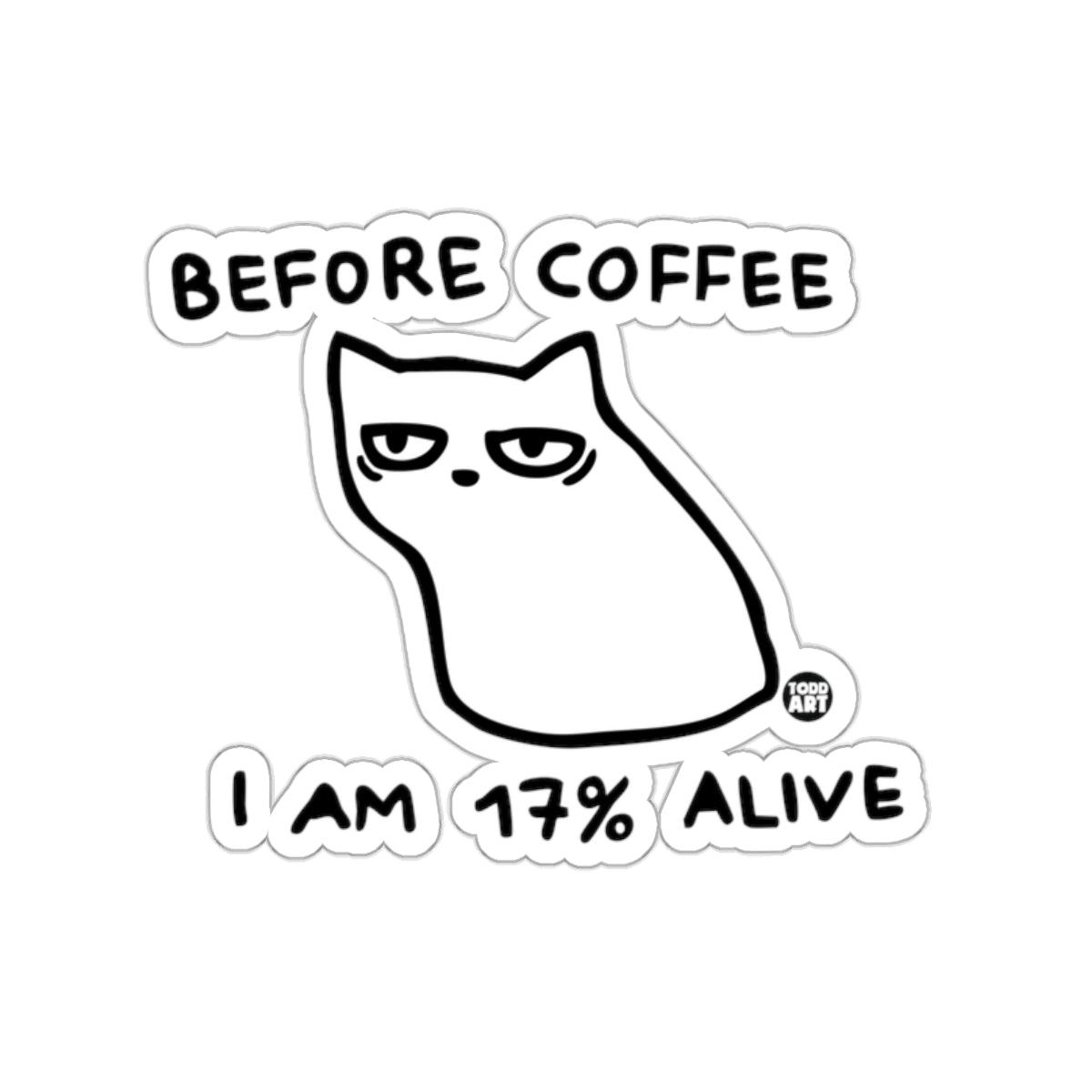Grumpy Cat Before Coffee I Am 17 Percent Alive 