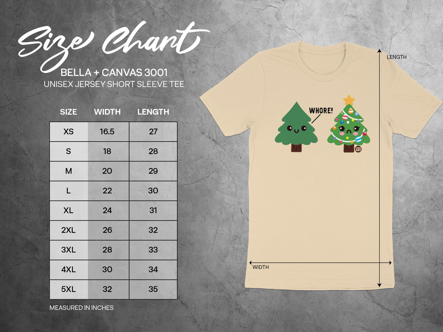 Cute Holiday Tree Graphic Unisex Short Sleeve Tee