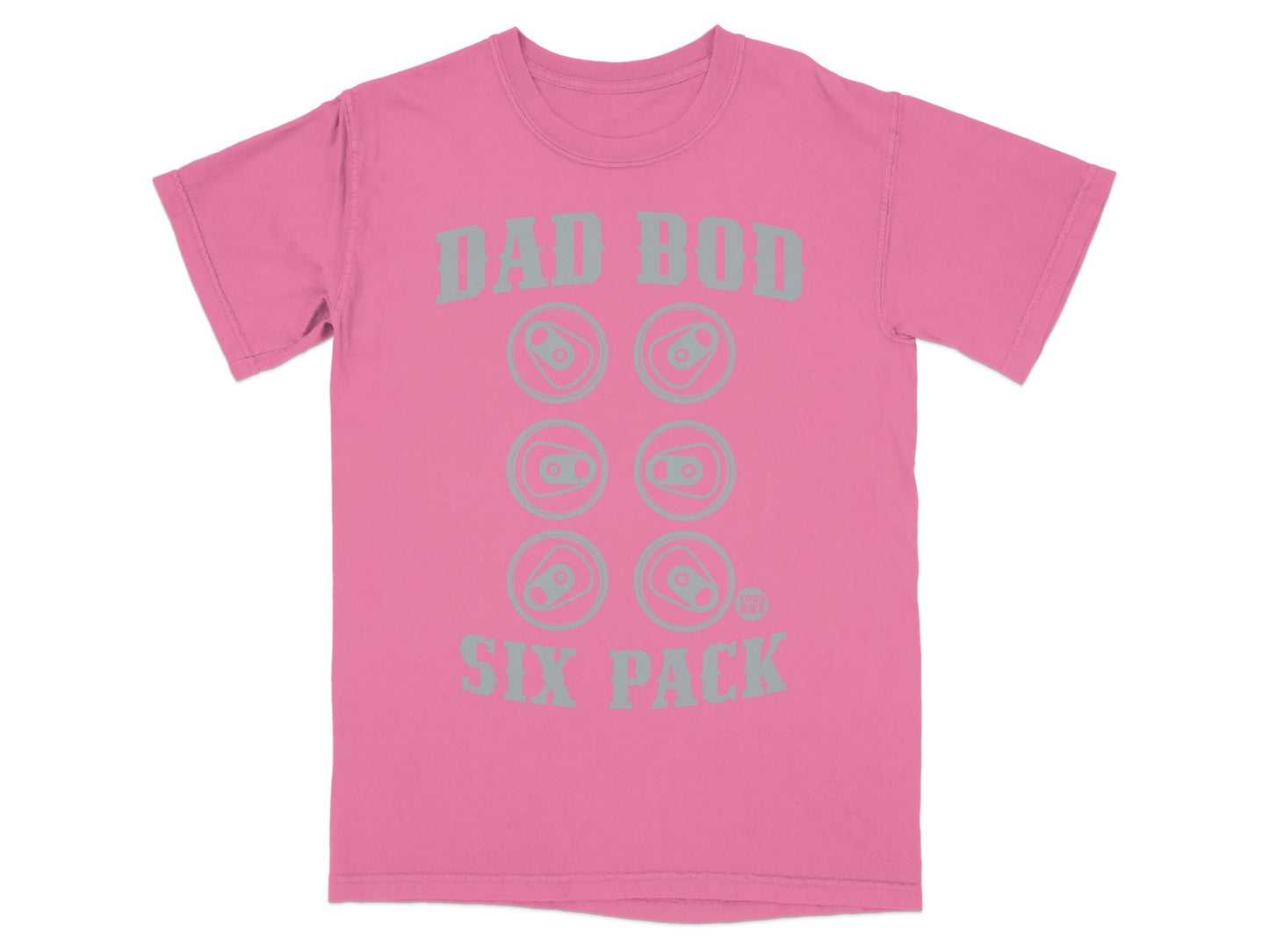 Dad Bod Six Pack Graphic Tee Fun T-shirt Design
