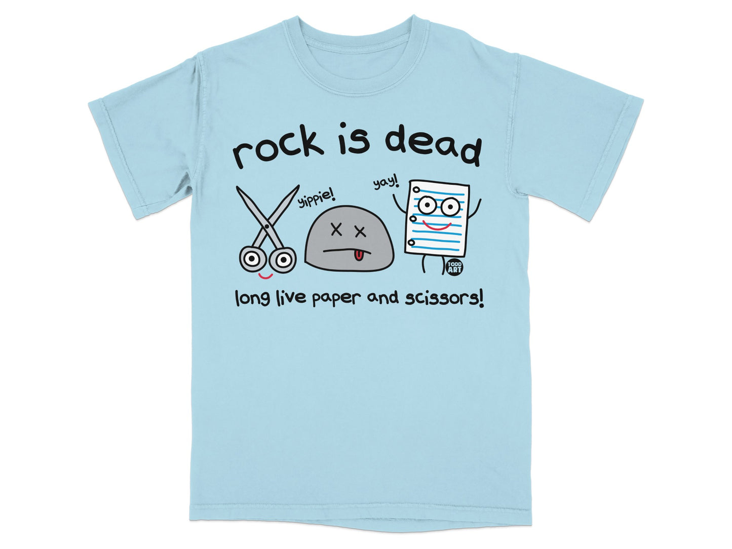 Rock Is Dead Long Live Paper And Scissors product type