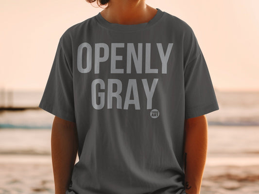 Openly Gray Todd Art Graphic T-Shirt for Trendy Style