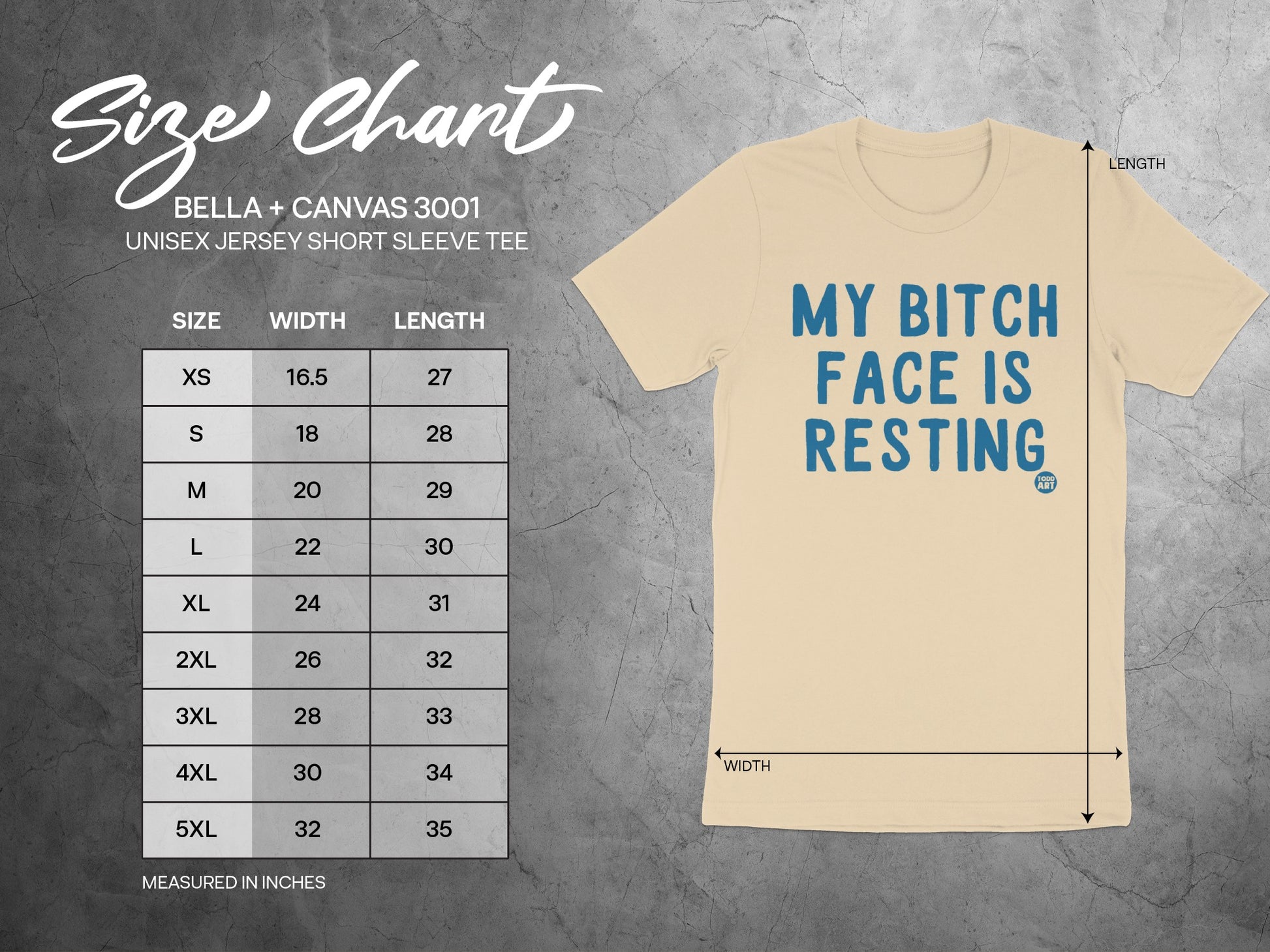 My Bitch Face Is Resting Unisex Jersey Short Sleeve Tee