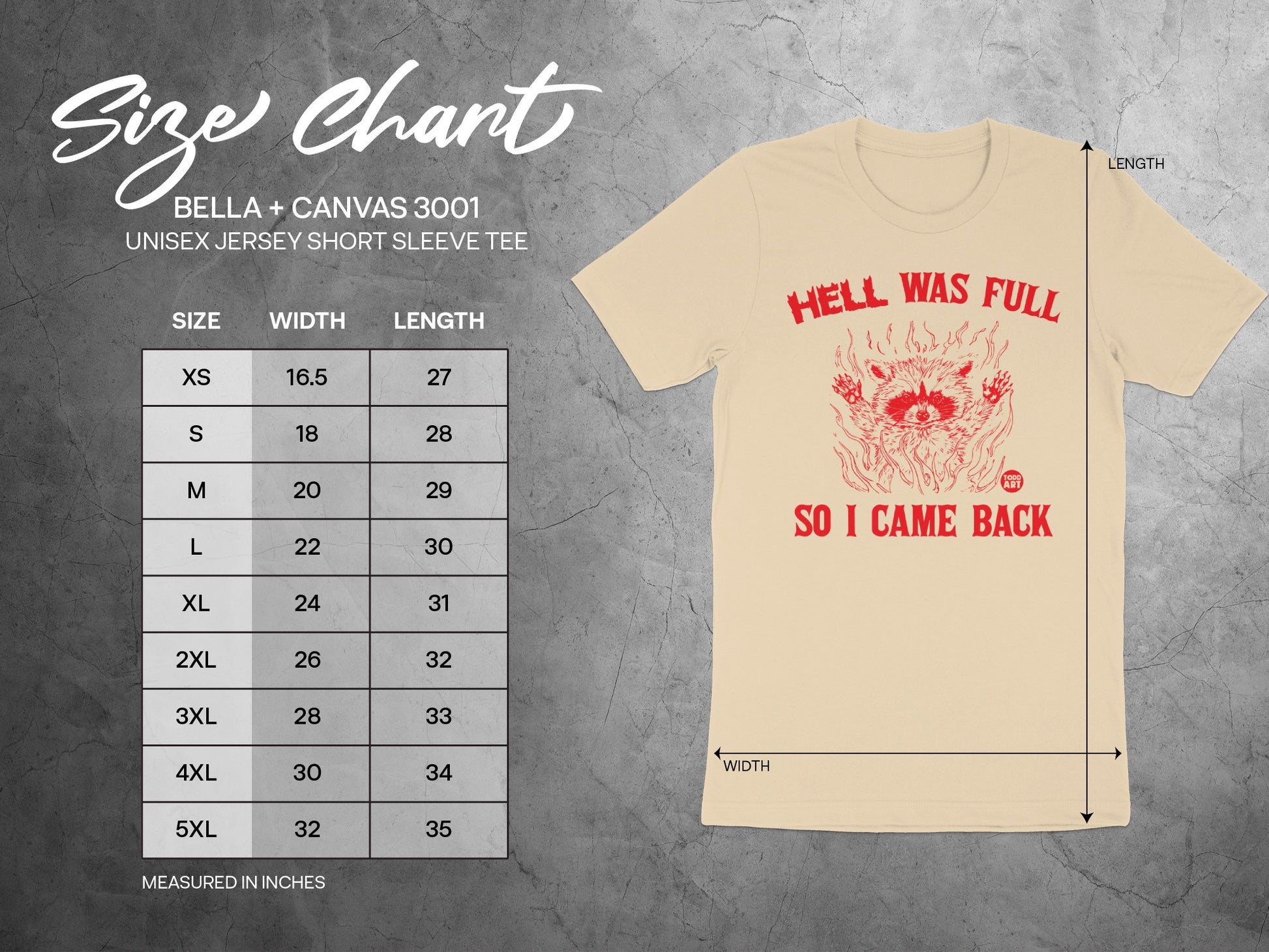 Hell Was Full So I Came Back Unisex Jersey Tee