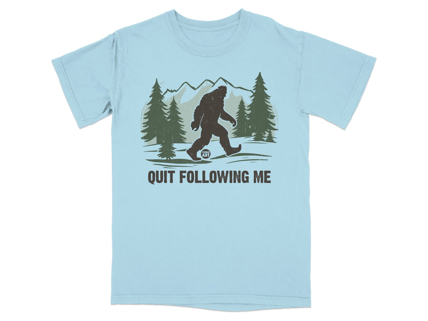 Bigfoot Quit Following Me Graphic T-Shirt