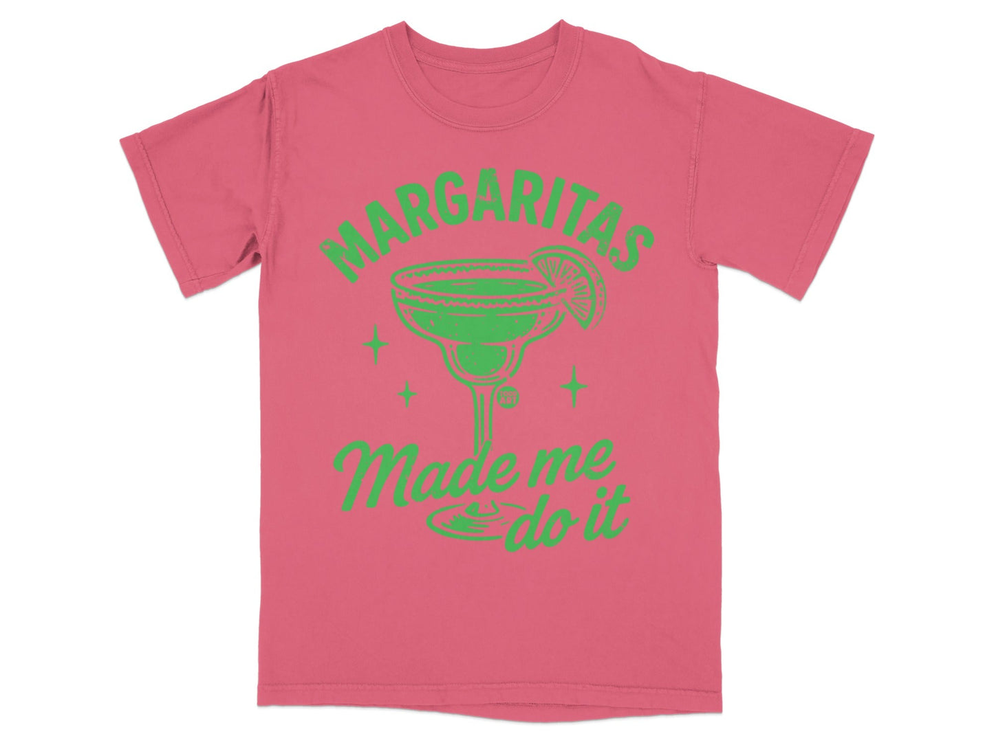 Margaritas Made Me Do It Funny Graphic Shirt Product