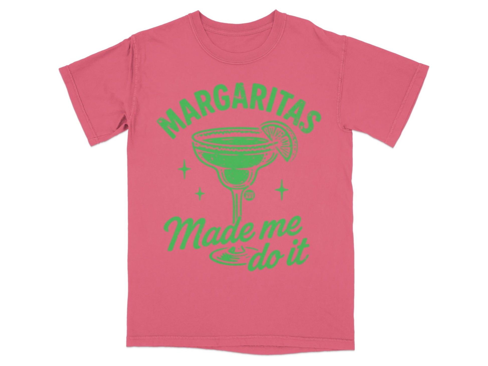 Margaritas Made Me Do It Funny Graphic Shirt Product