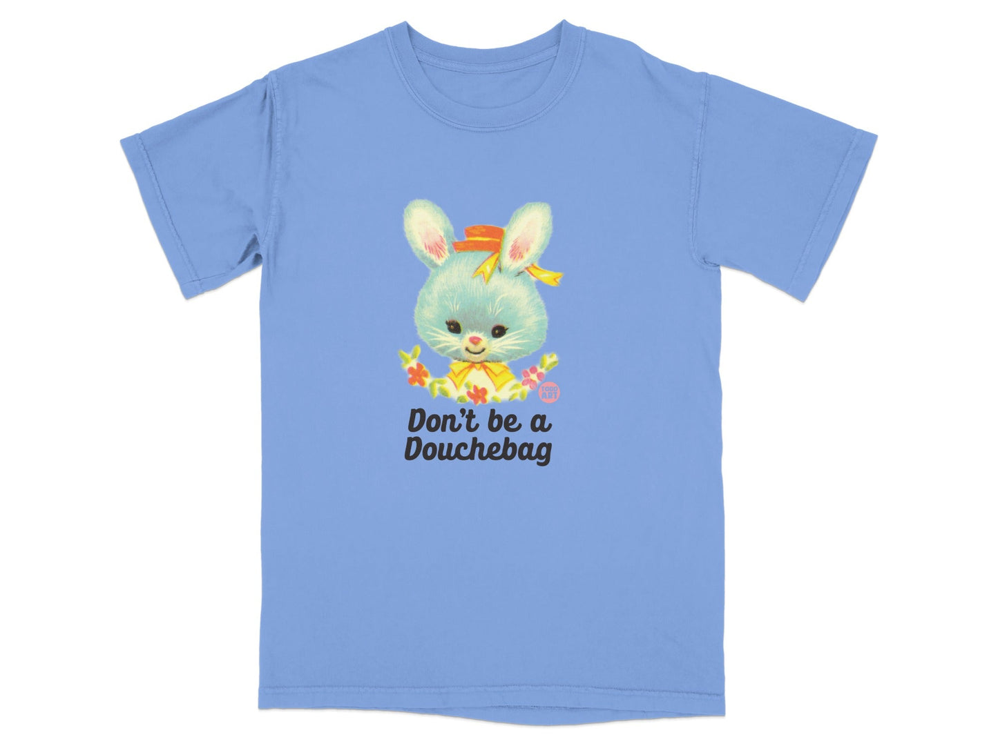 Don't Be a Douchebag Bunny Graphic T-shirt