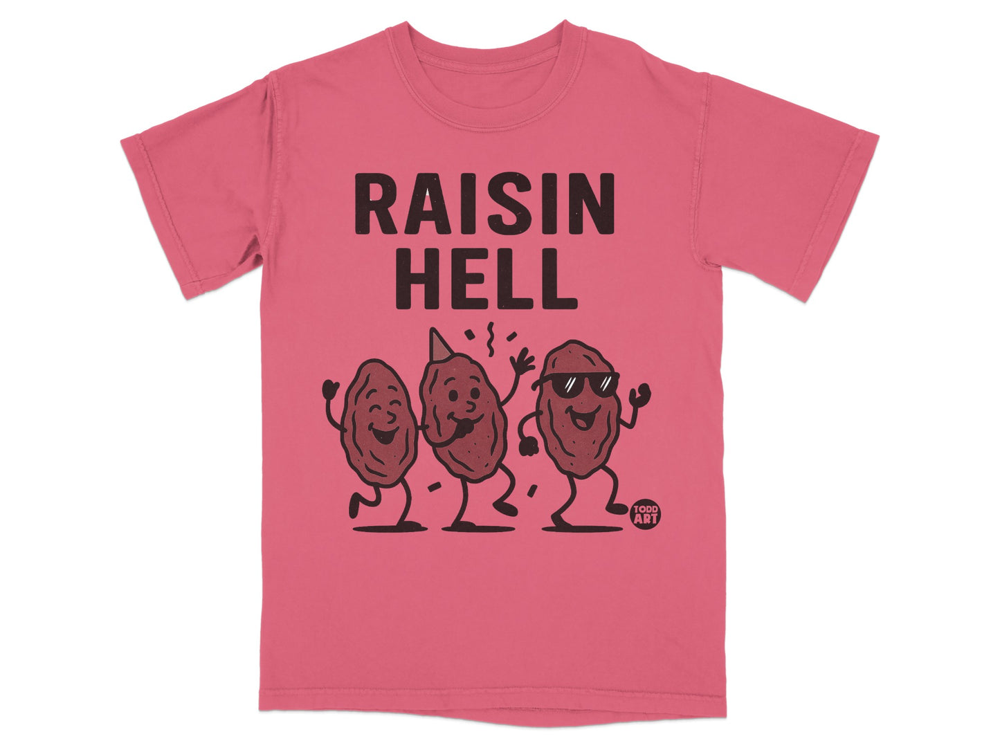 RAISIN HELL Humorous Dancing Fruit Party Celebration product type