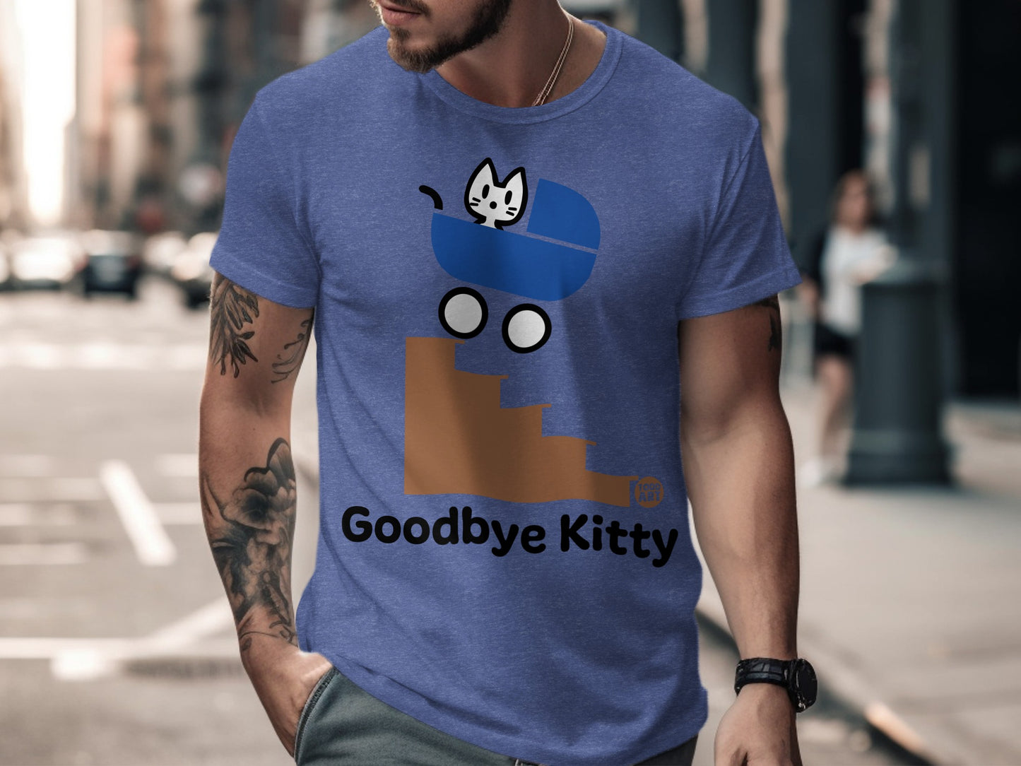 Goodbye Kitty T-shirt Statement Tee for Everyday Wear