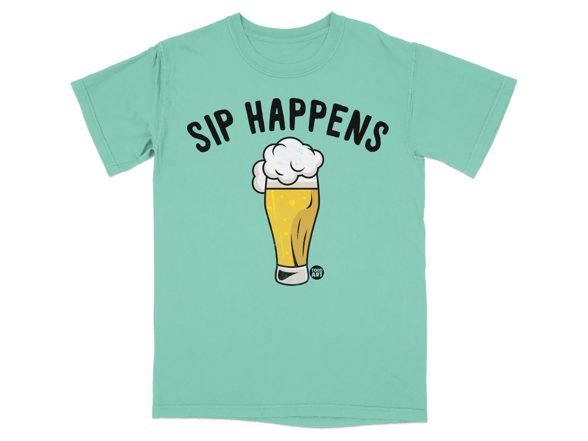 Sip Happens Beer Graphic Tee Shirt