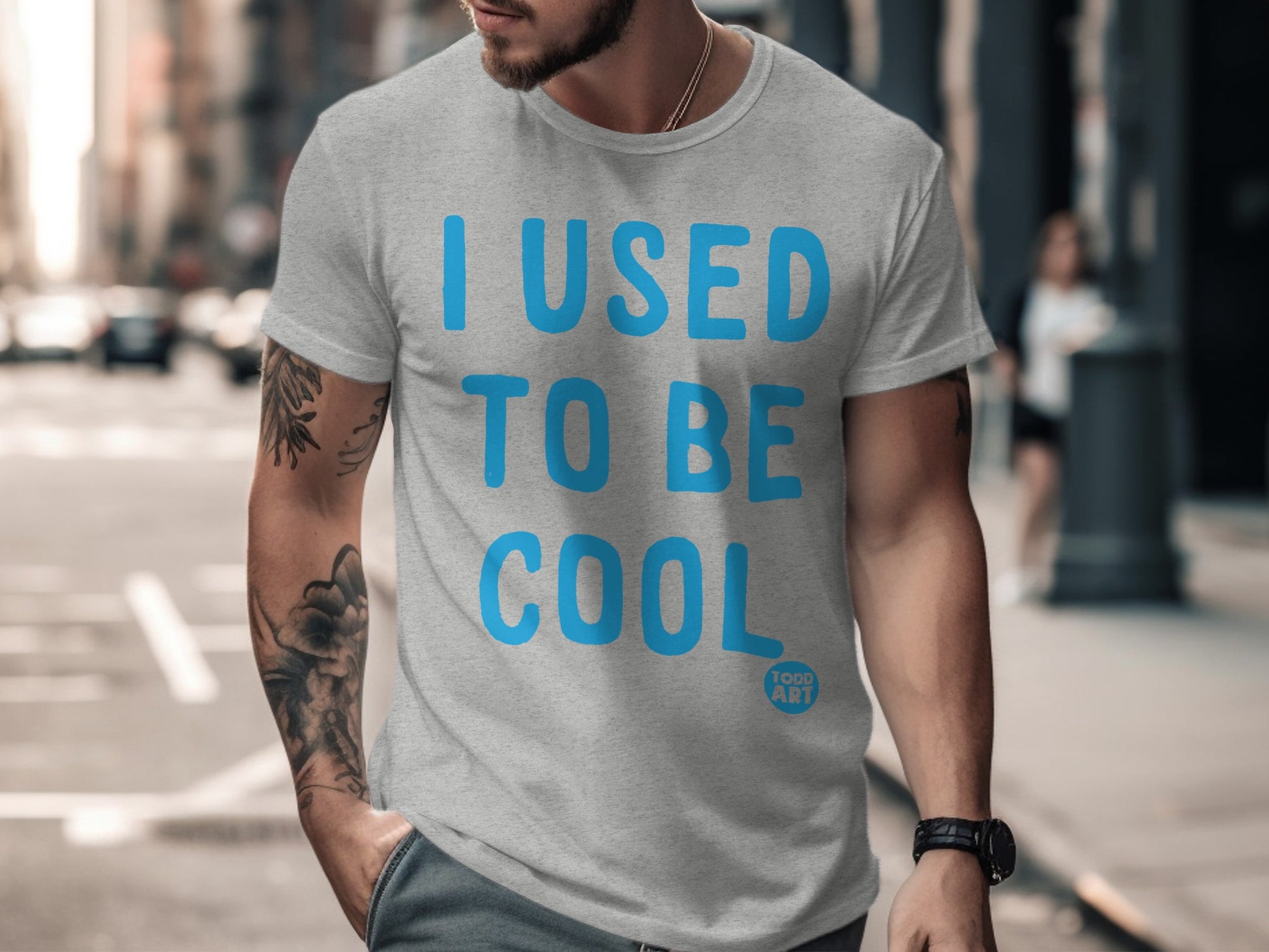 I Used To Be Cool Funny Graphic T-Shirt