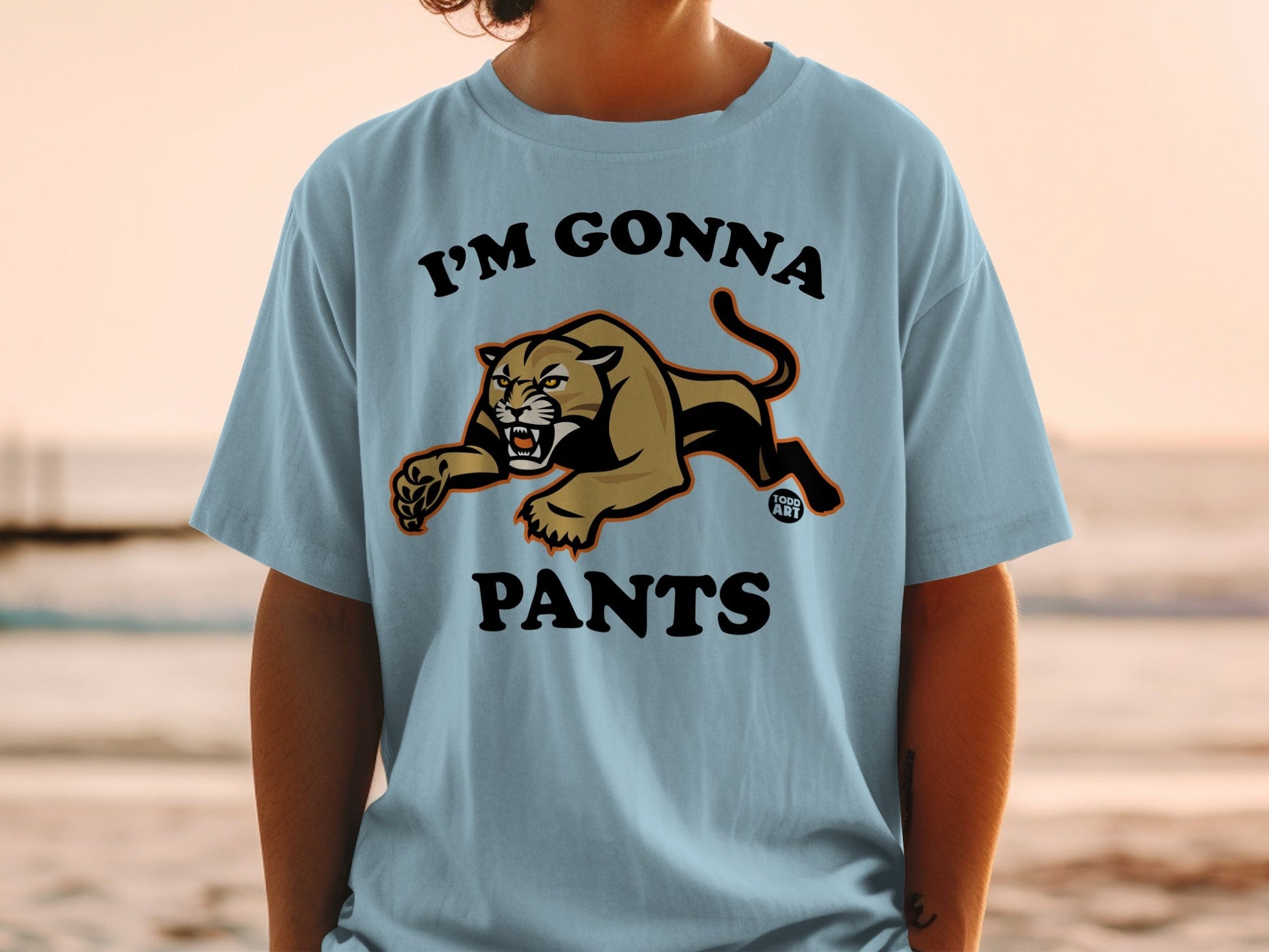 I'M GONNA PANTS Panther Graphic T-Shirt