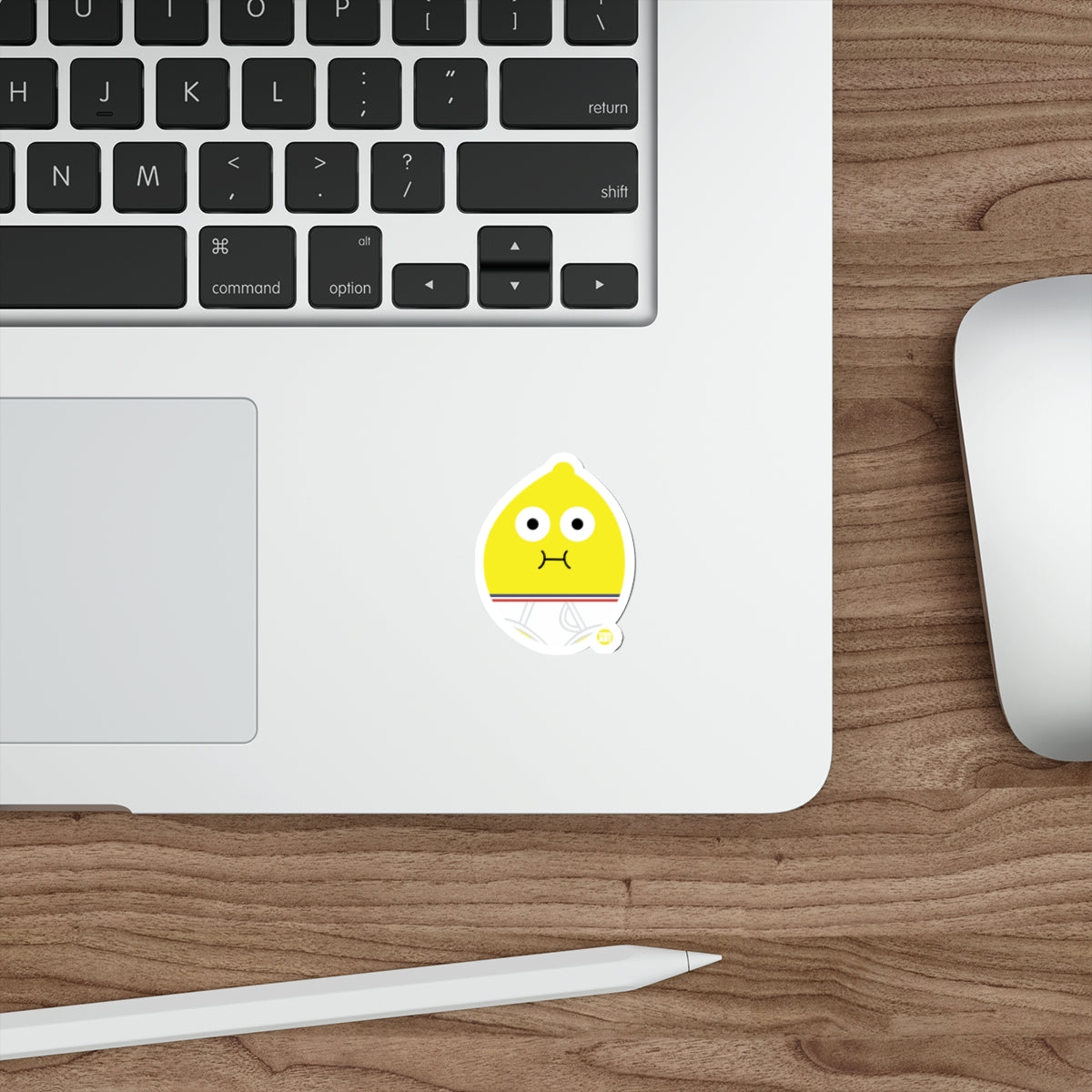 Cute Lemon with Face Sticker Laptop Decoration