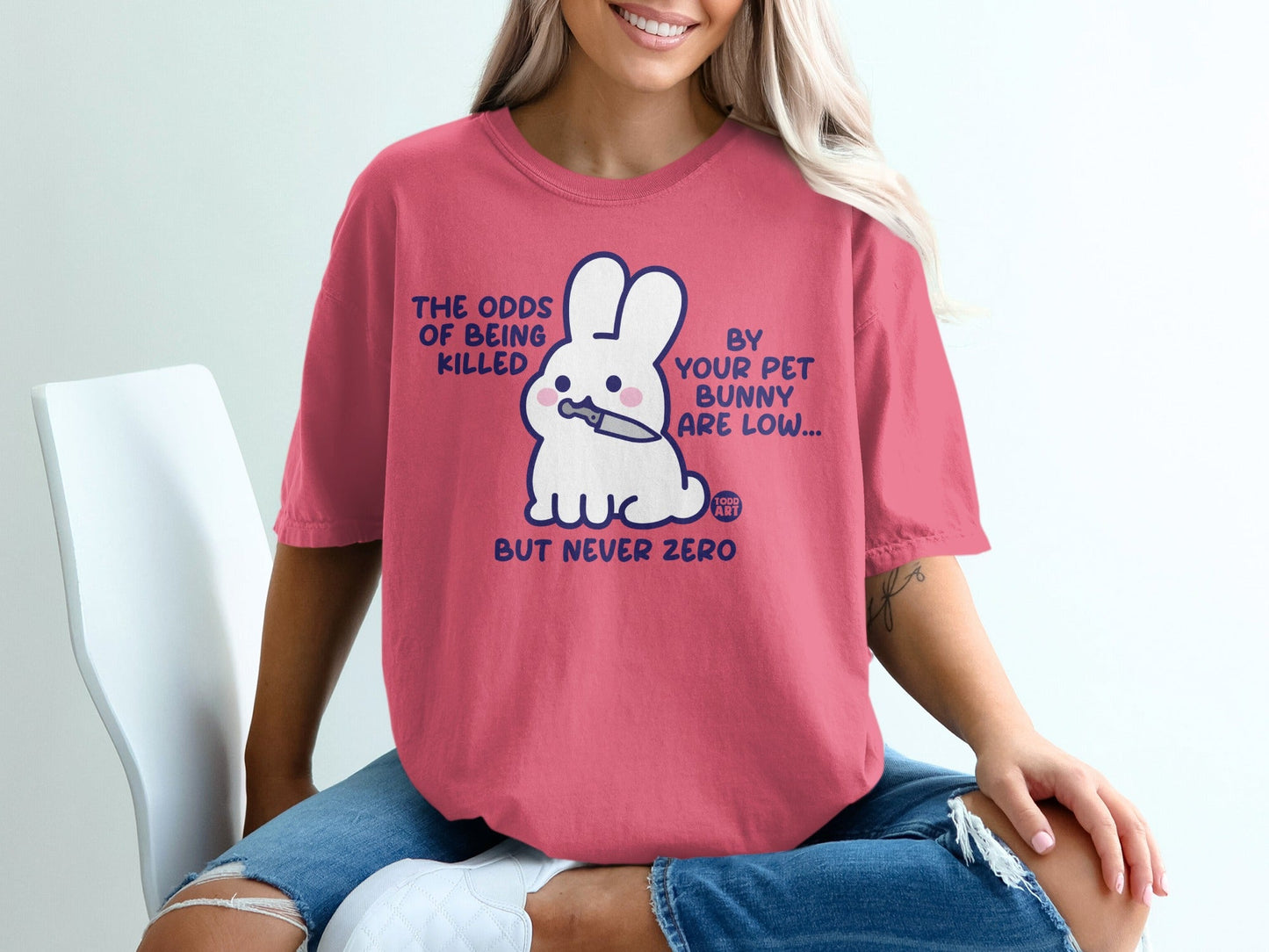 The Odds Of Being Killed By Your Pet Bunny T-Shirt