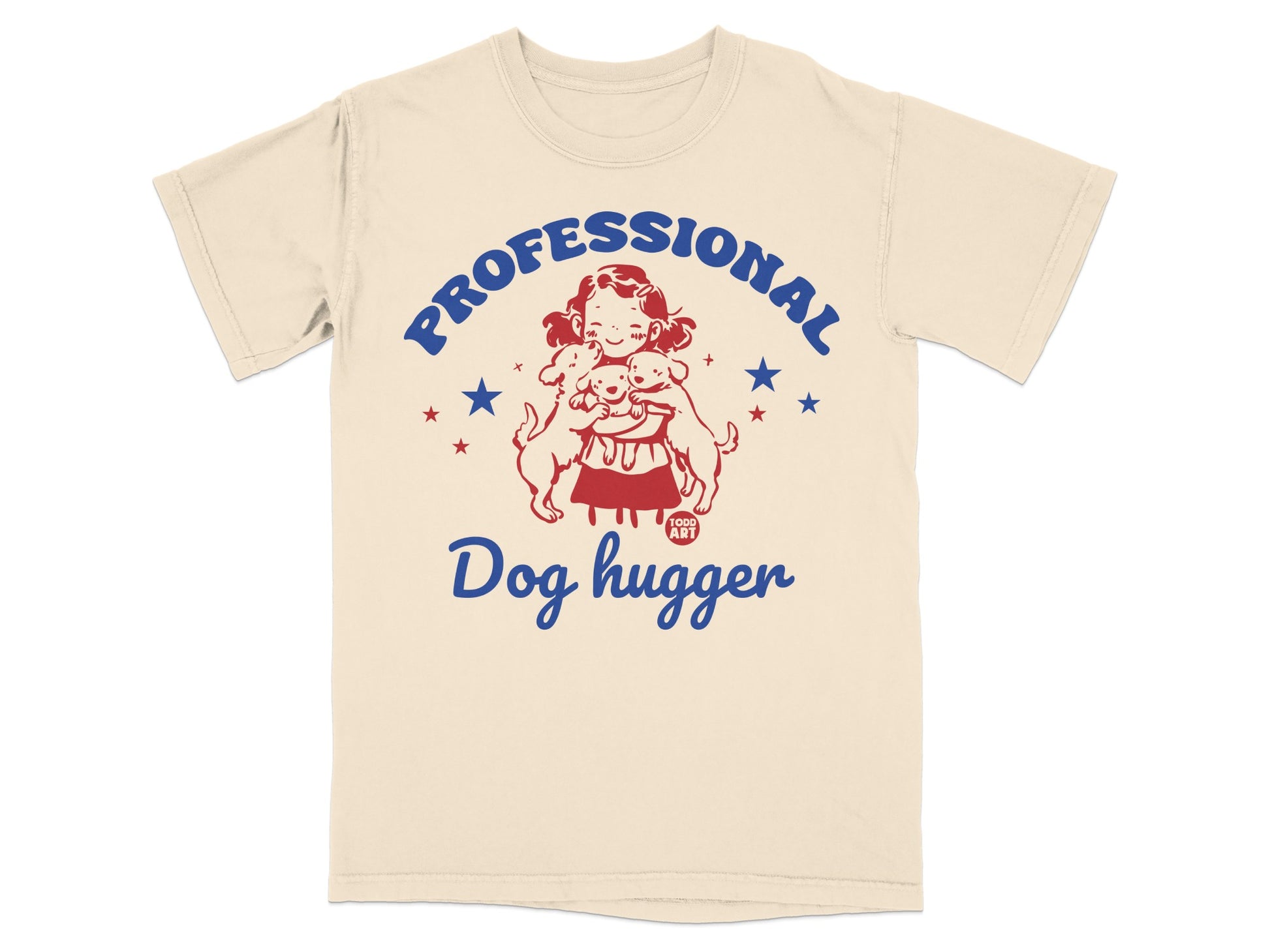 Professional Dog Hugger Graphic Tee Shirt
