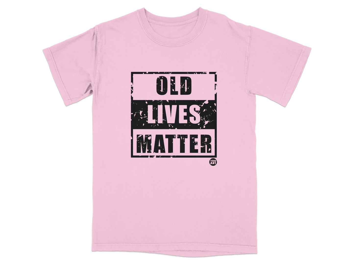Old Lives Matter Pink Graphic T-Shirt for Men Women