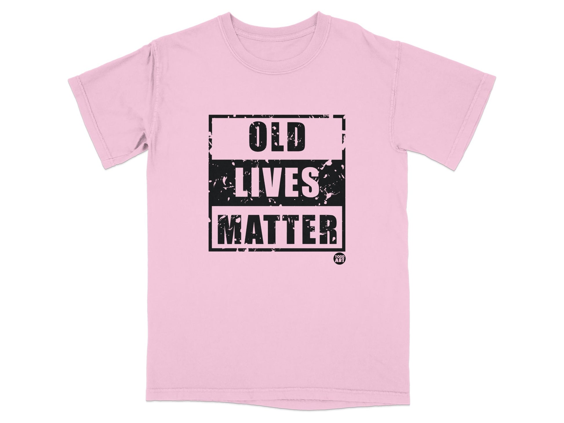 Old Lives Matter Pink Graphic T-Shirt for Men Women